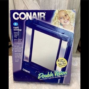 CONAIR DOUBLE VISION  Two-Sided Makeup Mirror